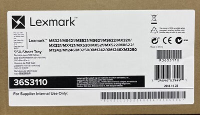 Lexmark MS421/MX622 550 Sheet Feeder 36S3110- NEW OEM-1