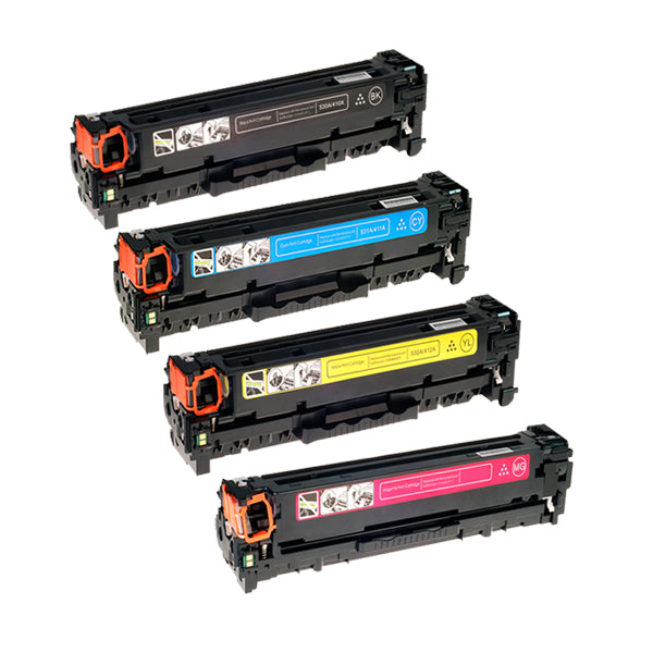 Compatible CC53XA ( CP2025/CM2320 ) Full Set of Toner Cartridges