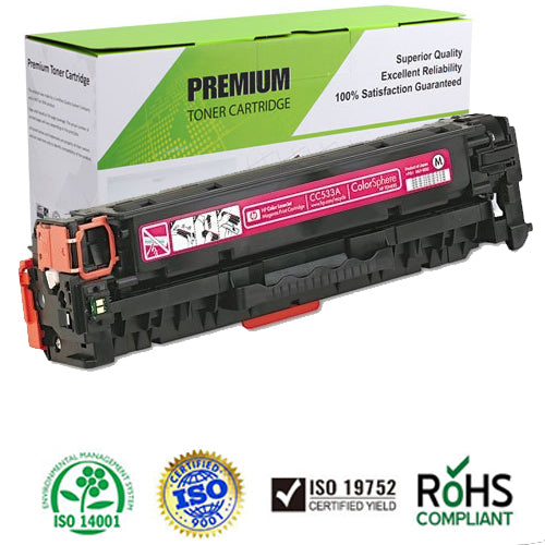 Compatible CC533A ( CP2025/CM2320 ) Magenta Toner Cartridge