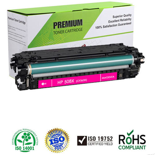 Compatible CF363X ( HP 508X ) High Capacity Magenta Toner Cartridge-1