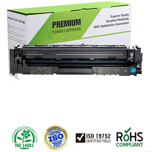 Compatible CF501X ( HP 202X ) High Capacity Cyan Toner Cartridge