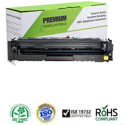 Compatible CF502X ( HP 202X ) High Capacity Yellow Toner Cartridge-1