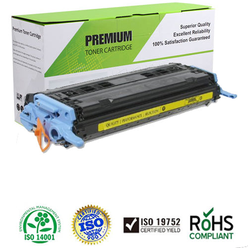 Compatible Q6002A ( 2600/2605) Yellow Toner Cartridge-1
