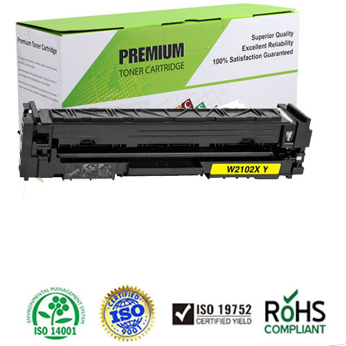 Compatible W2102X ( HP 210X ) Yellow Toner Cartridge-1