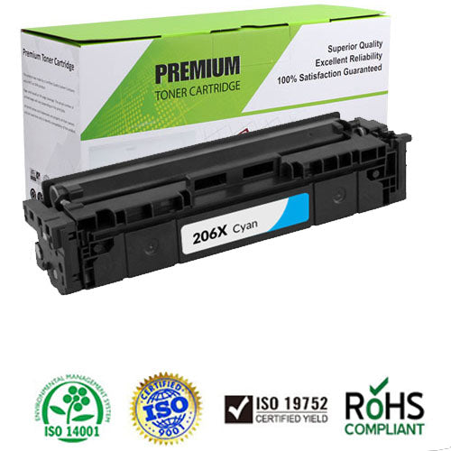 Compatible W2111X ( HP 206X ) High Capacity Cyan Toner Cartridge-1