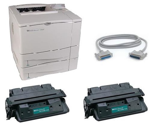 use a usb parallel printer cable to install hp 4050 laser printer